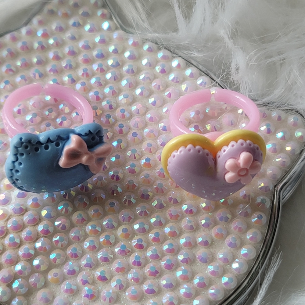 Hello Kitty 2 set Kids Rings - Picture 2 of 3